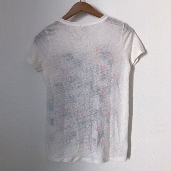 J. Crew Grid Block Linen tee! Celebrity Fave. Small - Picture 8 of 11